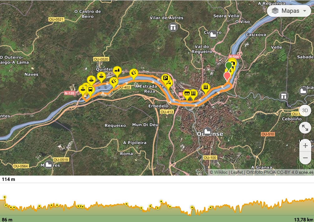 mapa ruta circular ourense oira outariz